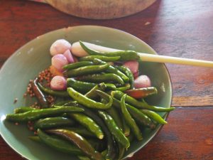 Green curry paste ingredients