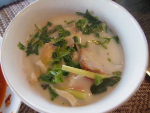 Chicken in coconut milk (Tom Kha Kai)