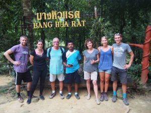 Max, Eva, Peter, our guide Chok, Ulli, Sandra, Jens