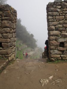 From here you are supposed to see Machu Picchu